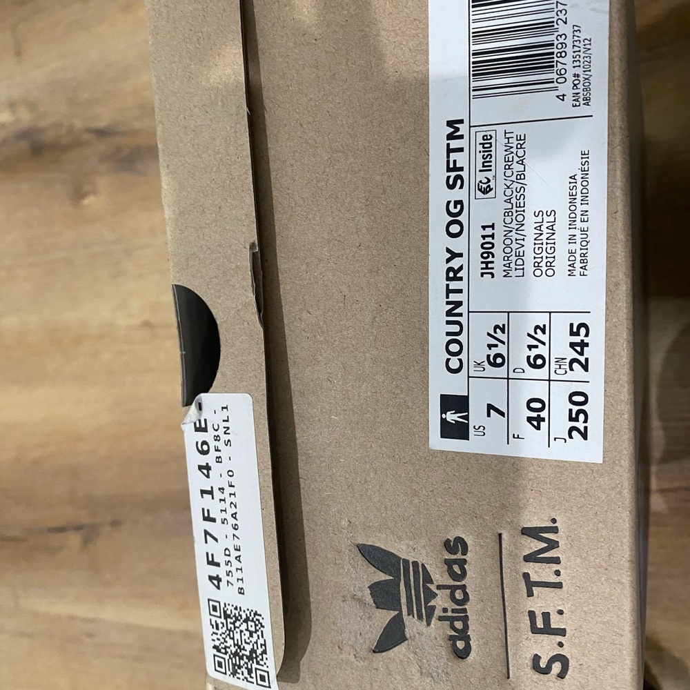 Adidas x song for the mute country OG maroon color way. - Picture 3 of 6